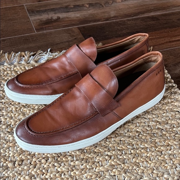 Noha BROWN BUFFON | SOCIAL CASUAL Men’s Leather Loafers Sz 41 main image 7